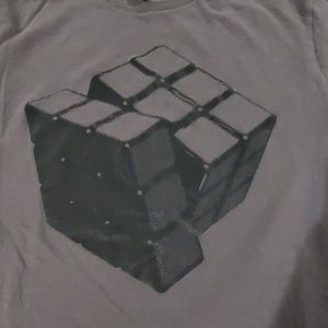Delta Shirts - Rubix Cube Grey men's small tshirt Delta Shirts - Rubix Cube Grey men's small tshirt